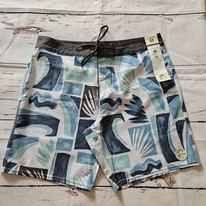 New O'Neill Men's Above The Knee Board Shorts Size 33
